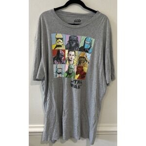 Star Wars The‎ Rise Of Skywalker Men's Big & Tall 2XLT Heather Gray T-Shirt